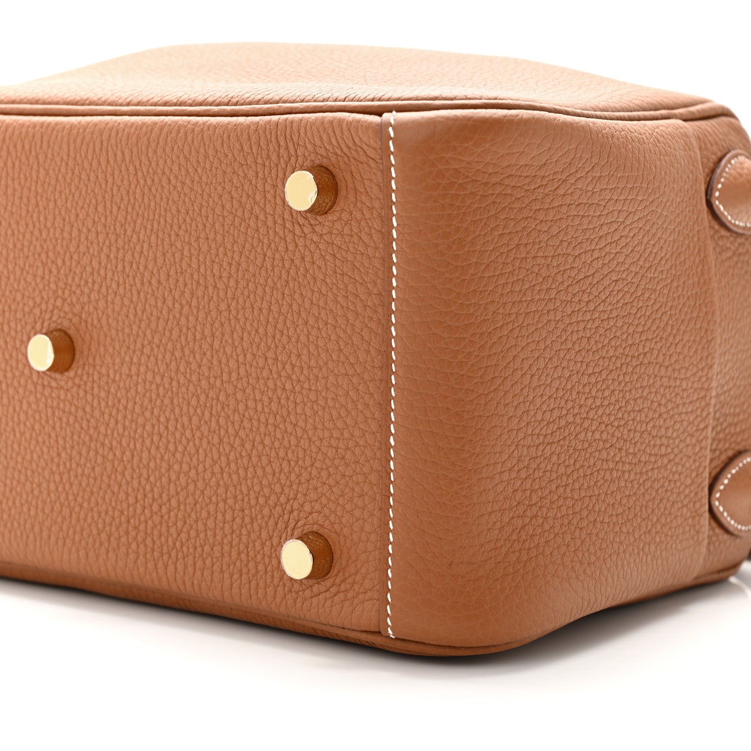Hermes Taurillon Clemence Lindy 26 Gold 10 of 10