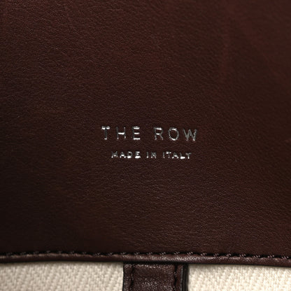 The Row Polished Saddle Calfskin Soft Margaux 15 Dark Brown 6 of 9