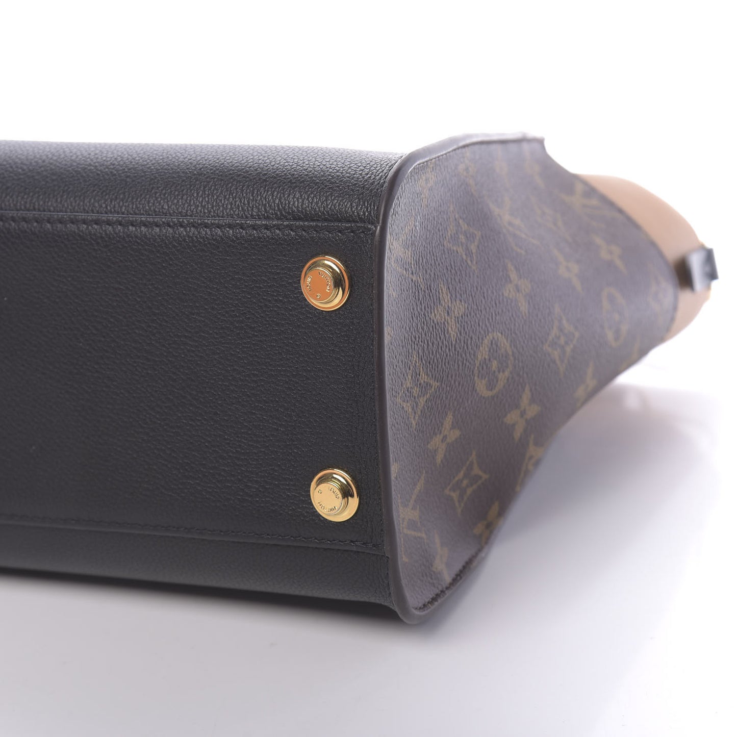 Calfskin Monogram On My Side Black