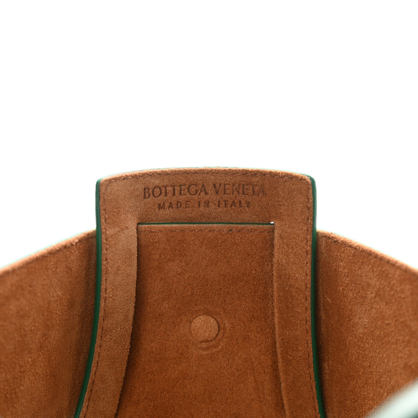 French Calfskin Large Shell Bag Racing Green