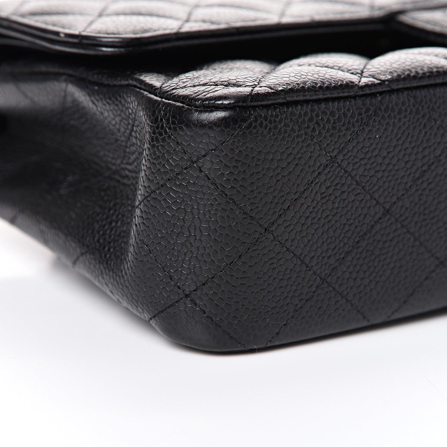 Chanel Caviar Quilted Medium Double Flap Black 8 of 16