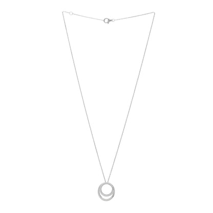 Cartier 18K White Gold Diamond Etincelle De Cartier Pendant Necklace 2 of 4