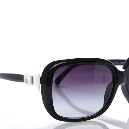 Chanel CC Bow Sunglasses 5171 Black White 7 of 8
