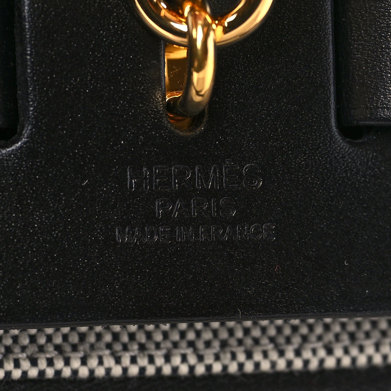 Hermes Toile H Berline Vache Hunter Herbag Zip PM 31 Black Ecru 7 of 10