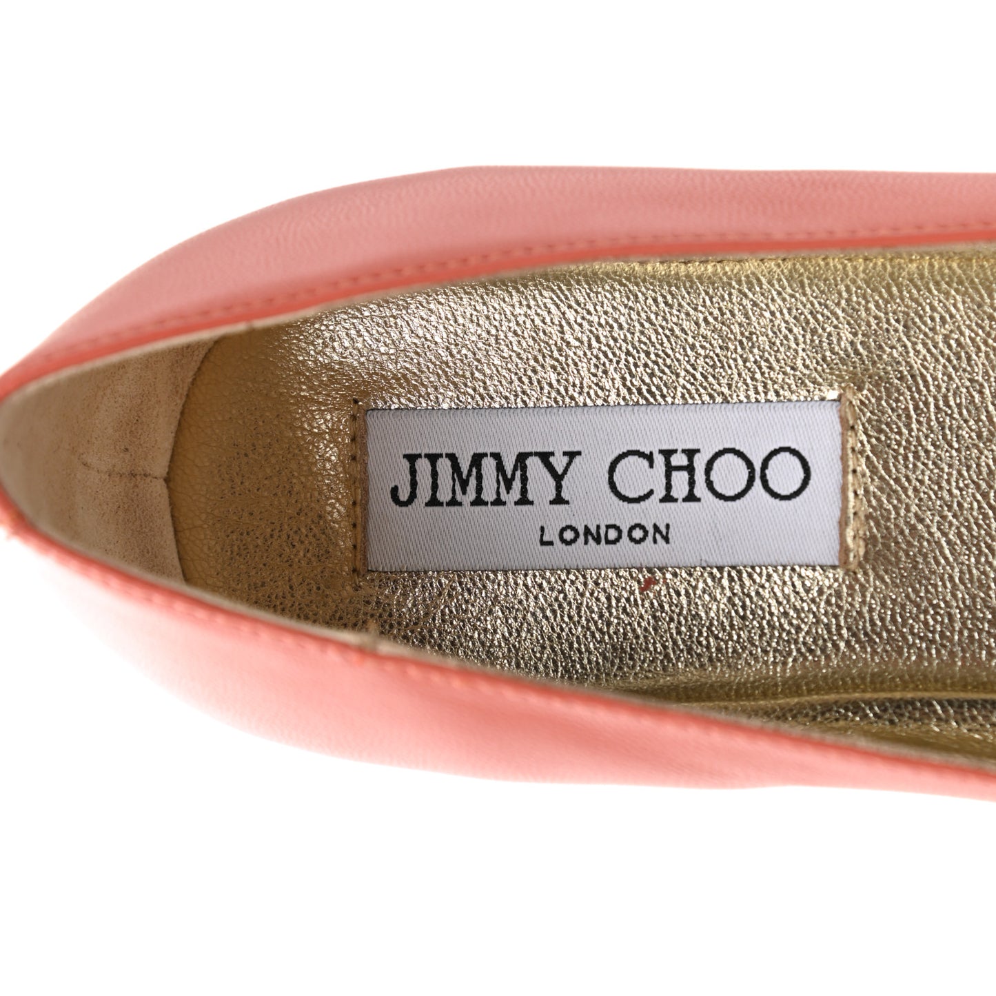 Nappa Metal Mesh Waine Ballet Flats 39 Agate Gold