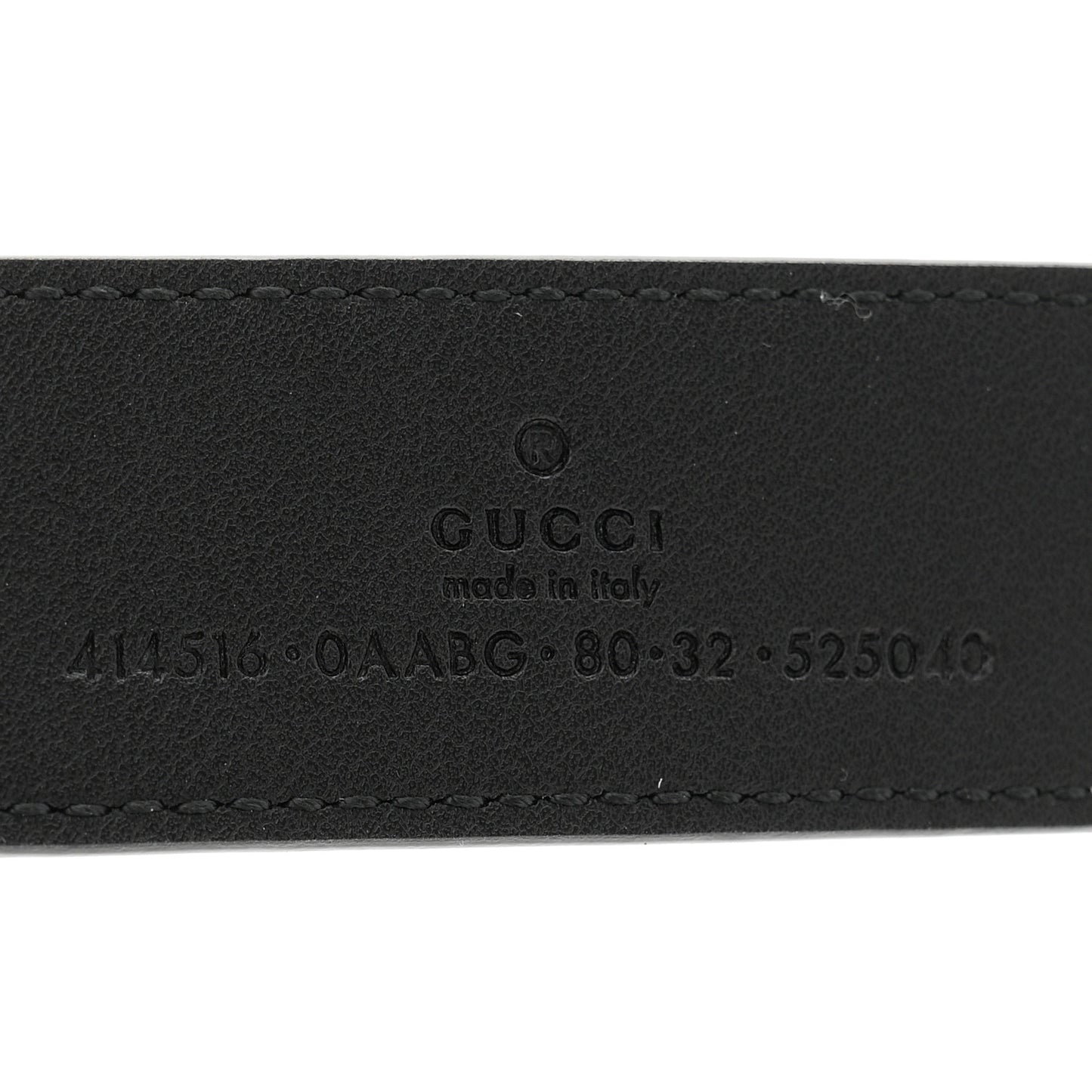 Calfskin Double G 30mm Belt 80 32 Black
