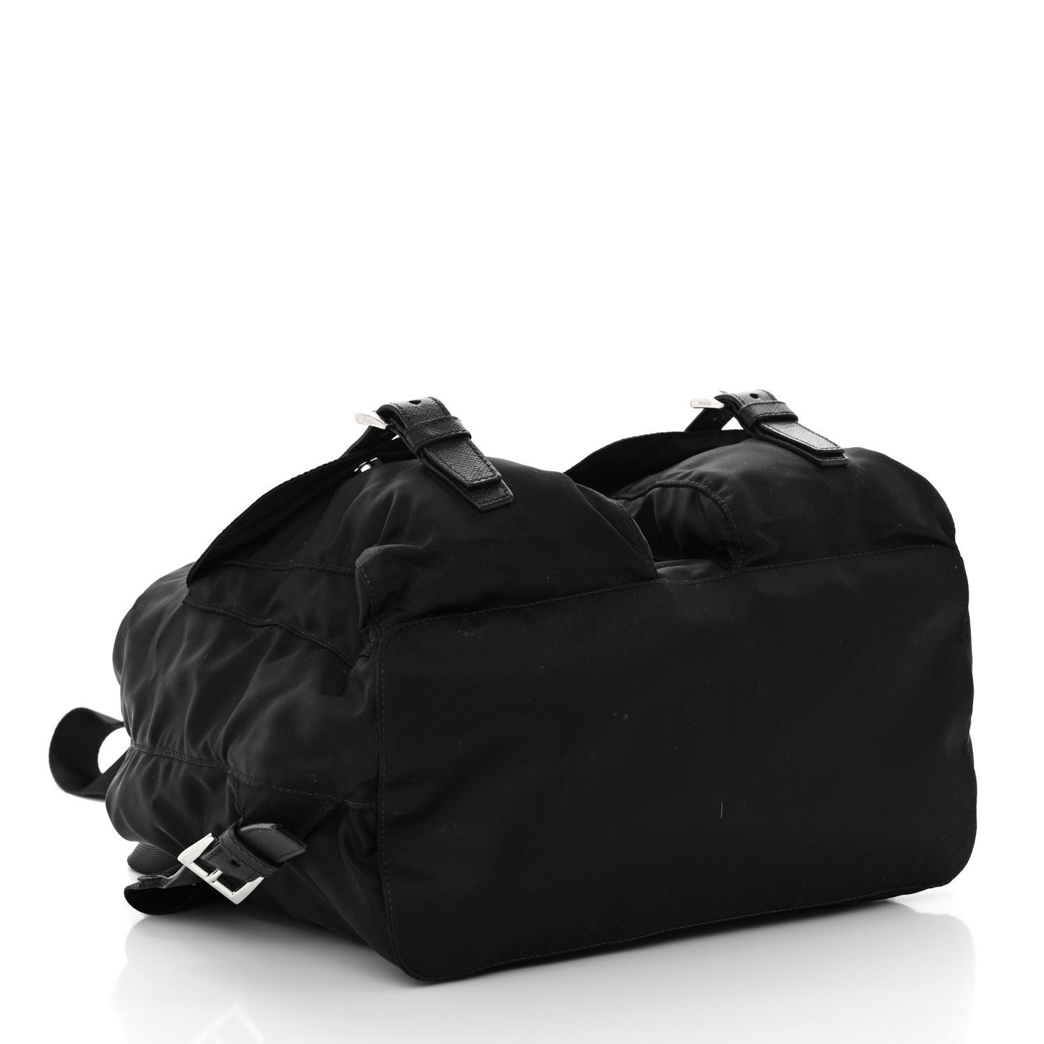 Prada Nylon Vela Medium Backpack Black 4 of 11