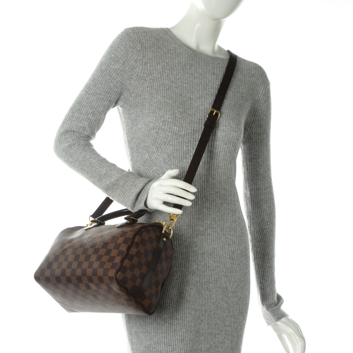 Louis Vuitton Damier Ebene Speedy Bandouliere 25 2 of 6