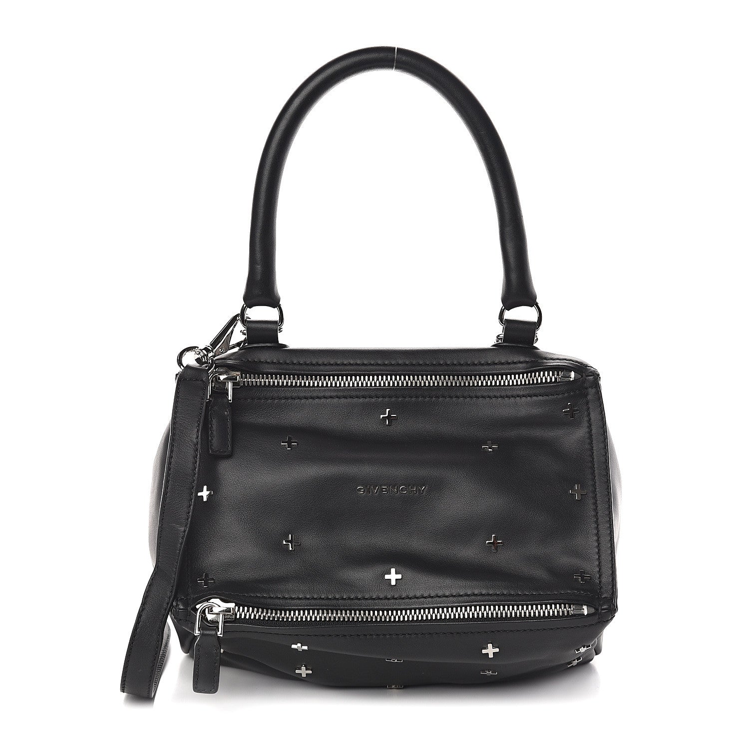 Givenchy Calfskin Cross Embellished Small Pandora Black 1 of 9