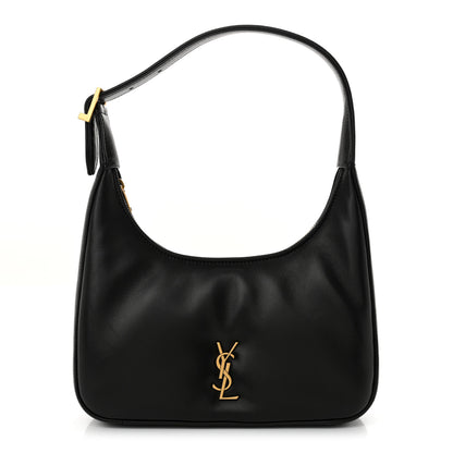 Saint Laurent Plunged Lambskin Calypso Mini Hobo Black 1 of 11