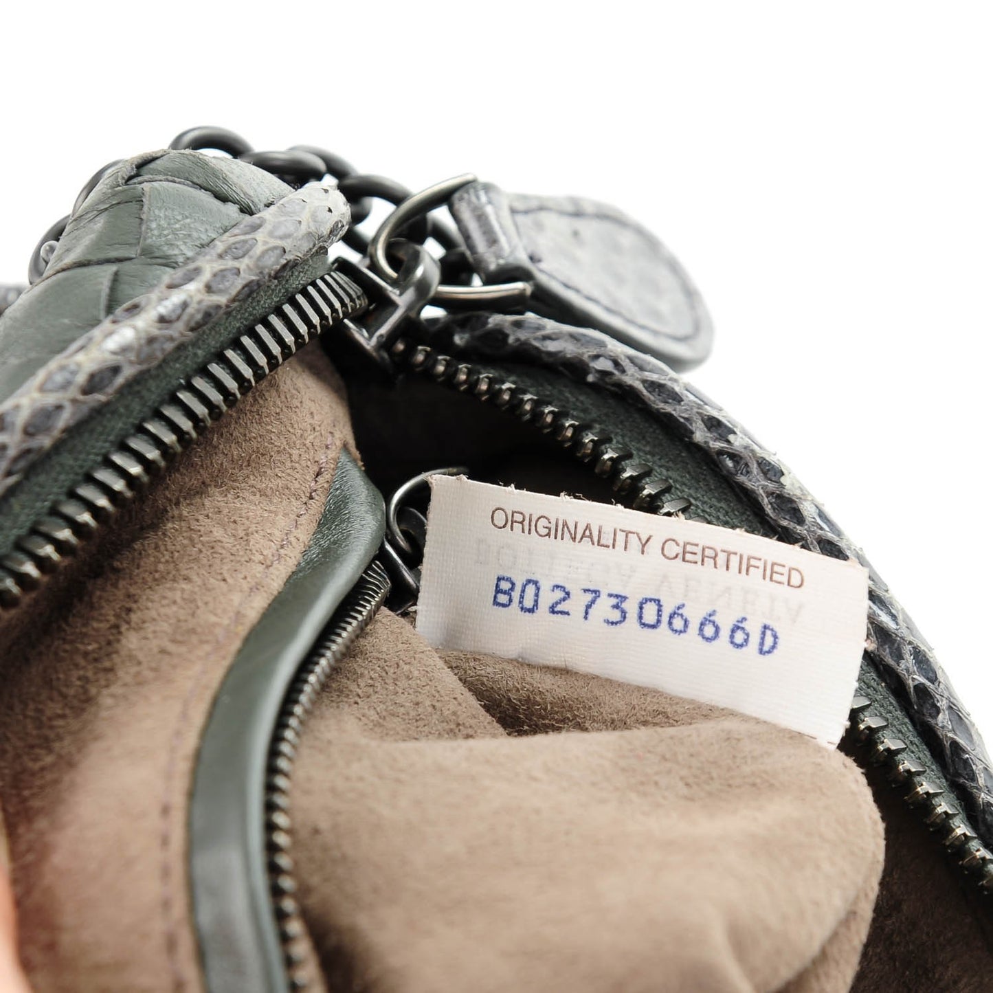 Nappa Intrecciato Ayers Crossbody Messenger New Light Grey