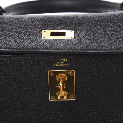 Hermes Togo Kelly Retourne 28 Black 5 of 9