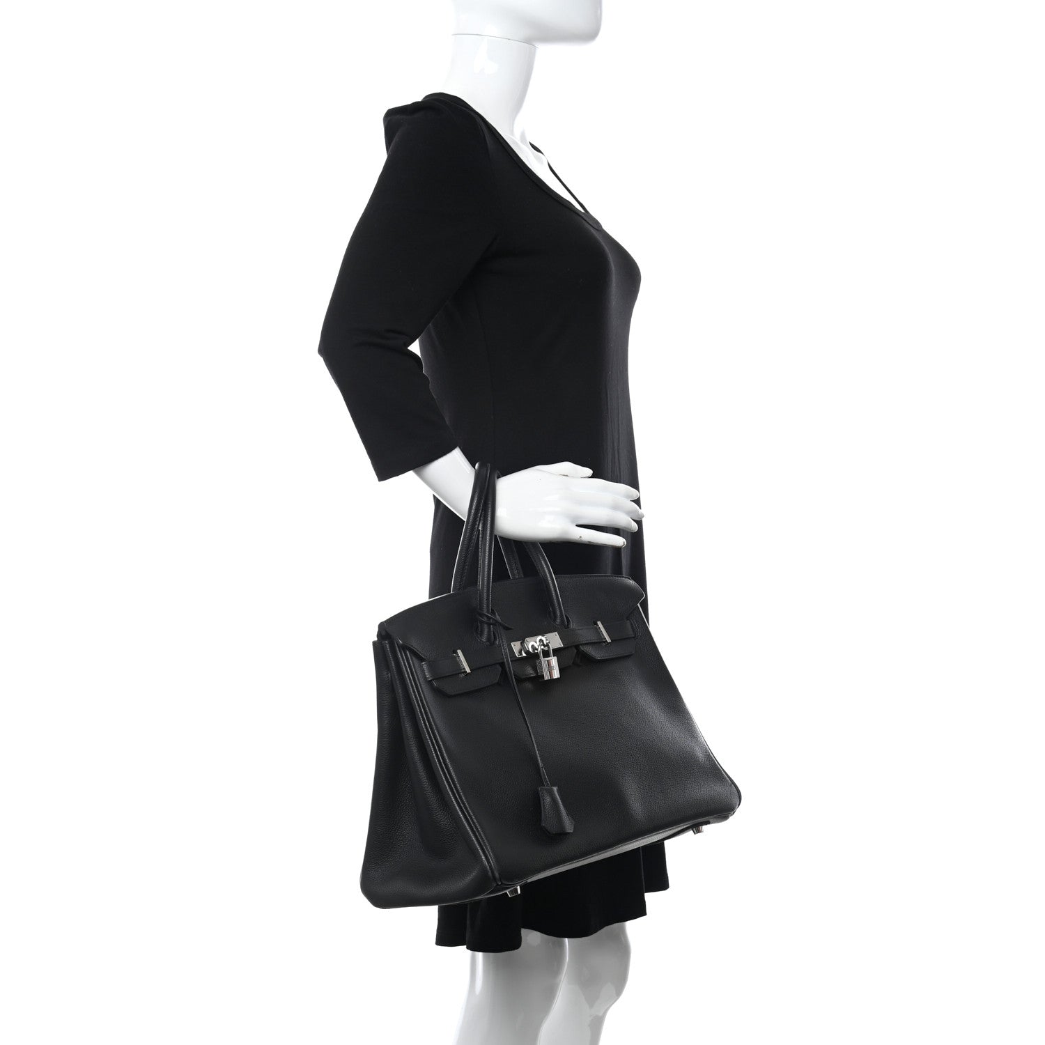 Hermes Vache Trekking Birkin 35 Black 2 of 20