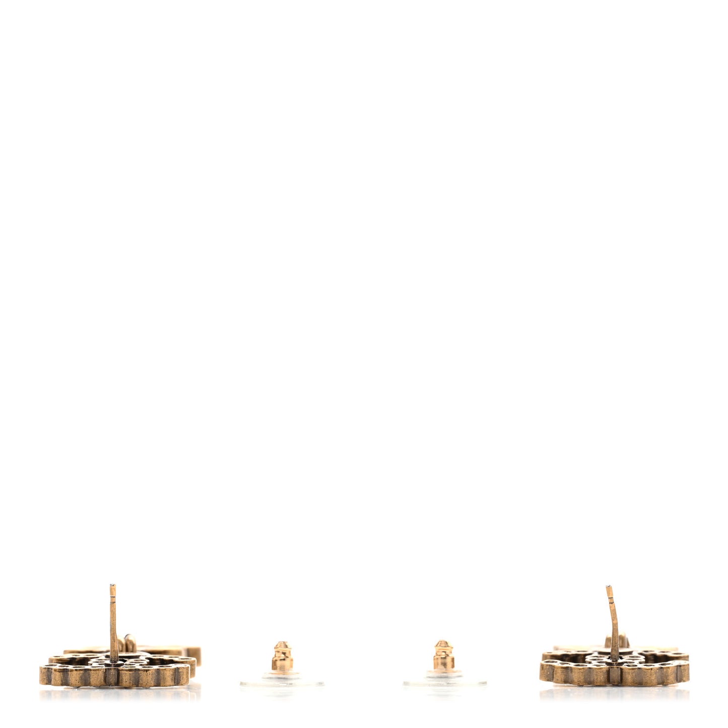 Metal Crystal City of Lights No 5 Drop Earrings Gold