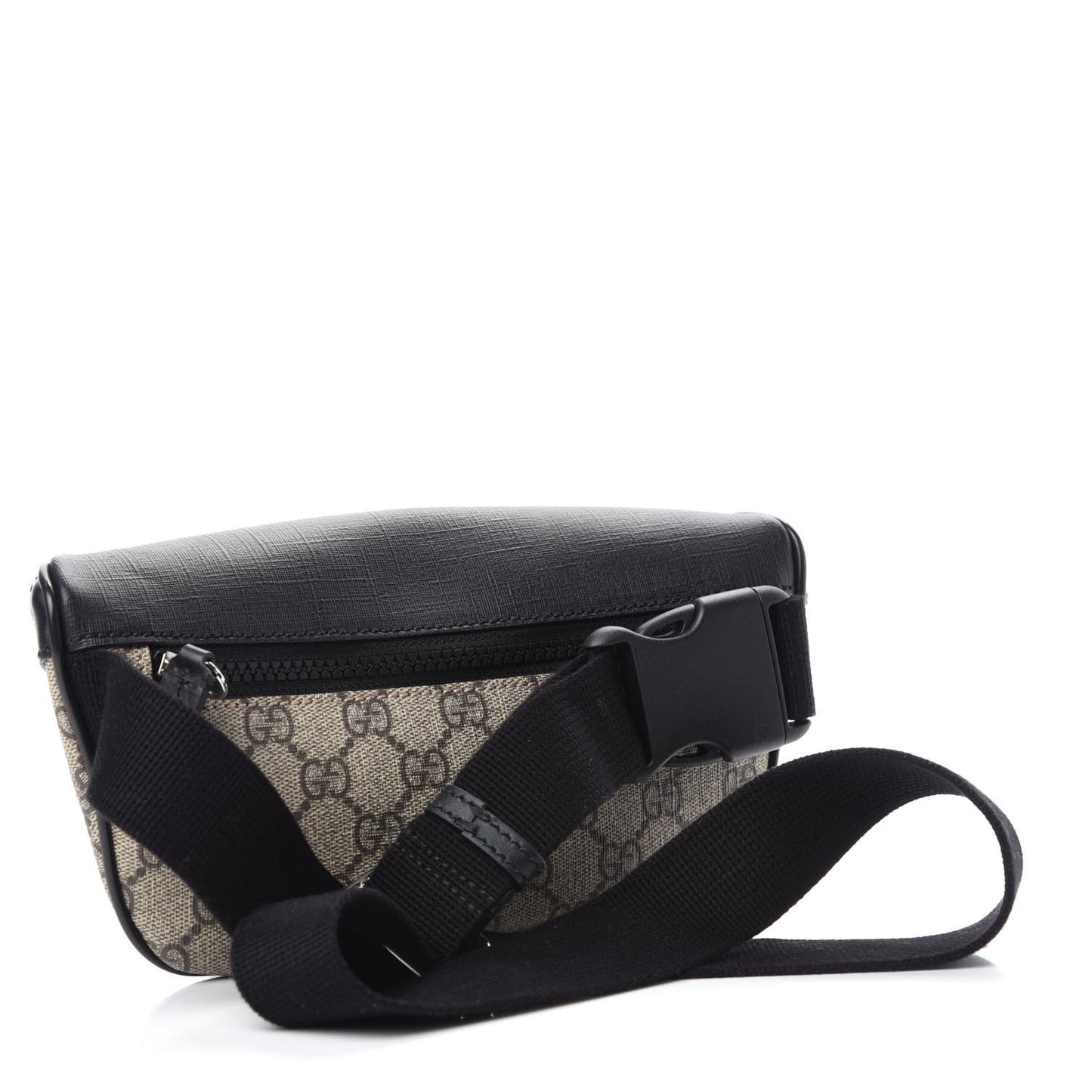 GG Supreme Monogram Belt Bag Black