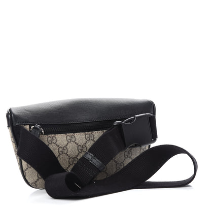 Gucci GG Supreme Monogram Belt Bag Black 3 of 10