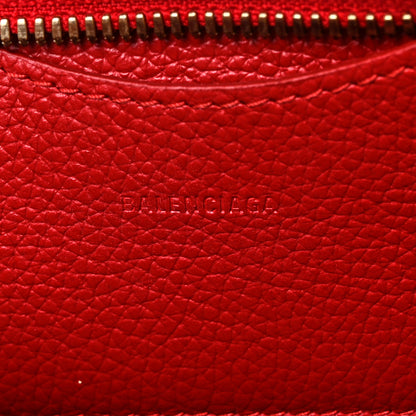 Balenciaga Grained Calfskin Neo Classic Gold Hardware Nano City Crossbody Medium Red 5 of 7