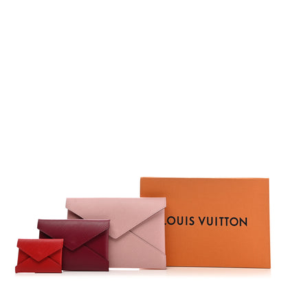 Louis Vuitton Epi Kirigami Pochette Set Rose Ballerine Fuchsia Coquelicot 10 of 10