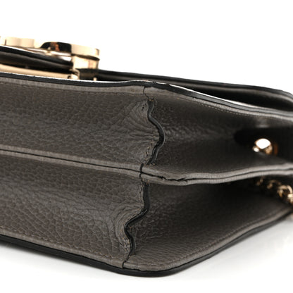 Gucci Dollar Calfskin Small Interlocking G Shoulder Bag Loess 10 of 11