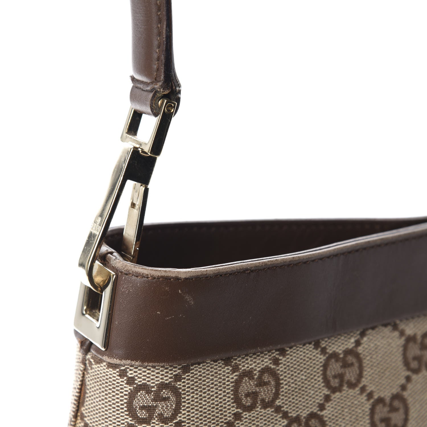 Gucci Monogram Hobo Dark Brown 11 of 13