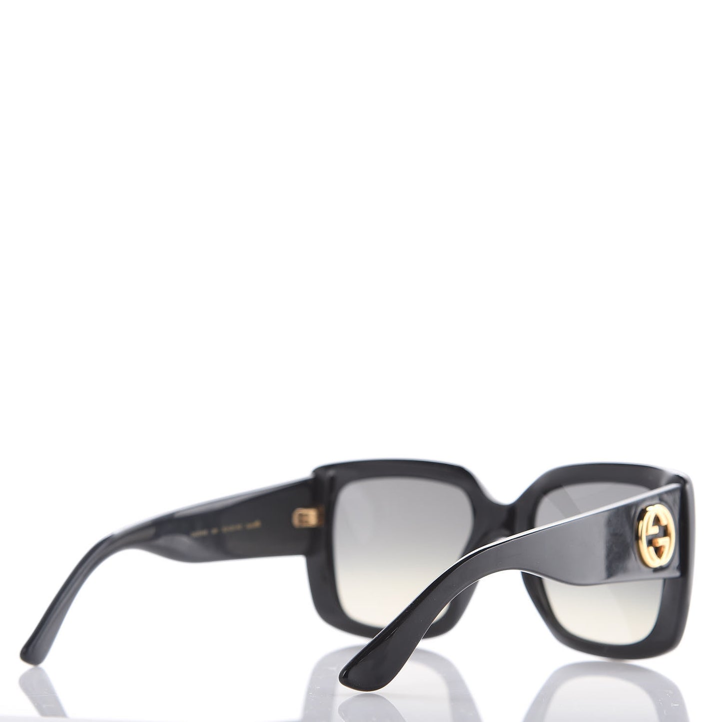 Acetate Square Frame Sunglasses GG0141S Black