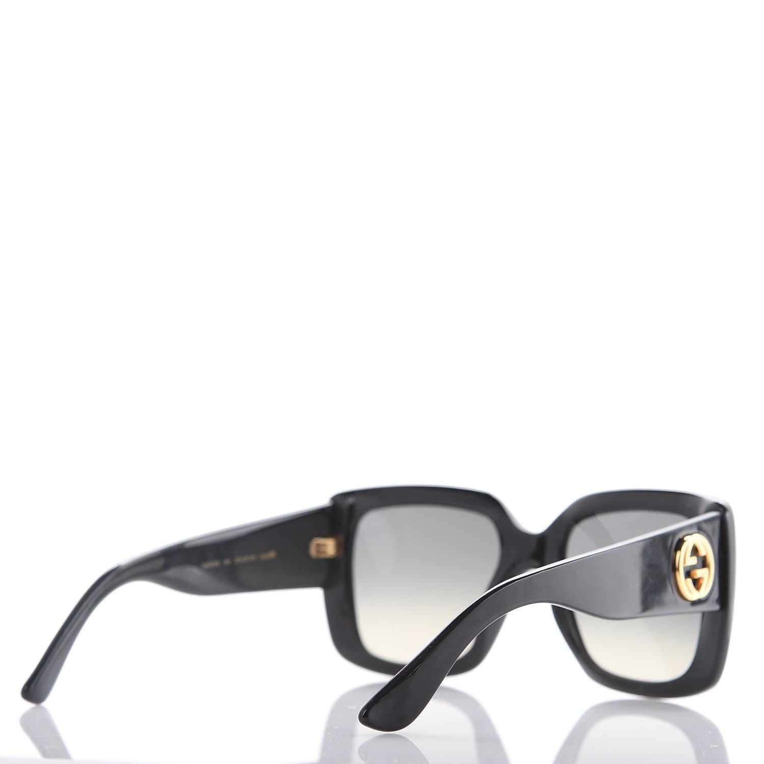 Gucci Acetate Square Frame Sunglasses GG0141S Black 4 of 6