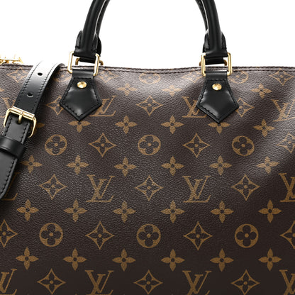 Louis Vuitton Monogram My World Tour Speedy Bandouliere 30 Black 7 of 9