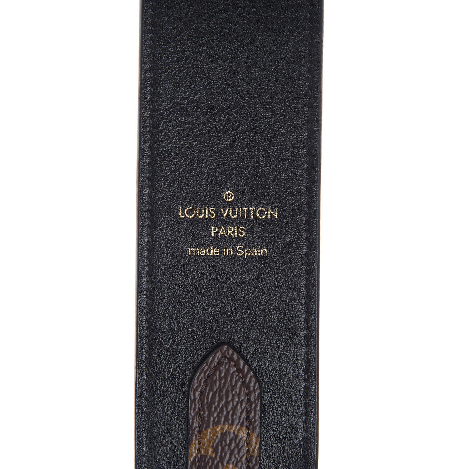 Louis Vuitton Monogram Bandouliere Shoulder Strap Black 4 of 5