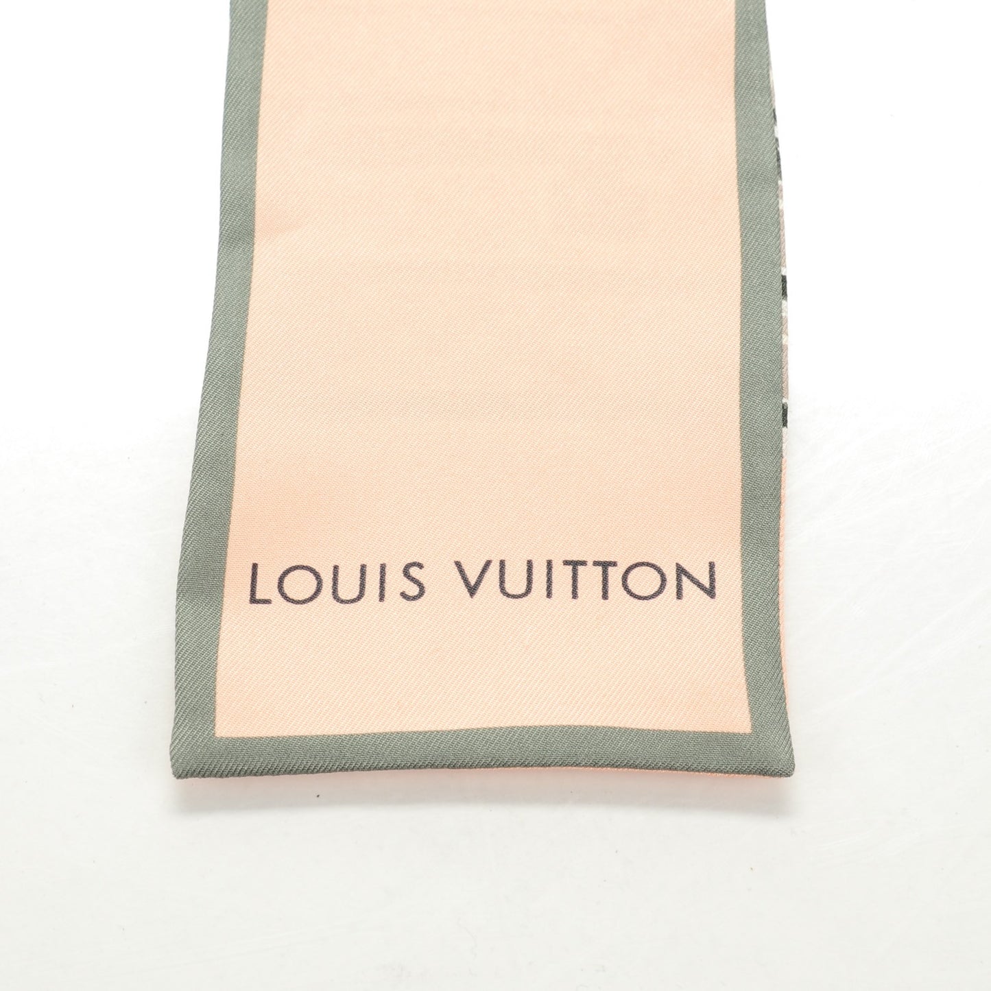 Silk Monogram Trunks Bandeau Rose Poudre
