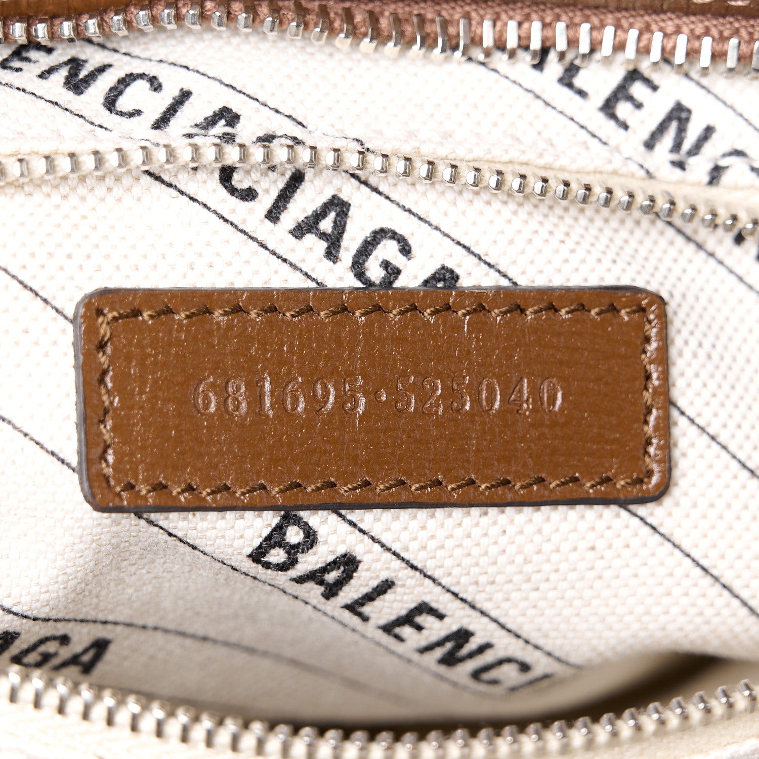 Balenciaga X GUCCI GG Monogram Azalea Calfskin Neo Classic Silver Hardware Medium City Beige Ebony Brown Sugar 7 of 10