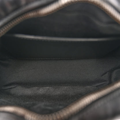 Gucci Calfskin Matelasse Monochrome Small GG Marmont Chain Shoulder Bag Black 5 of 16