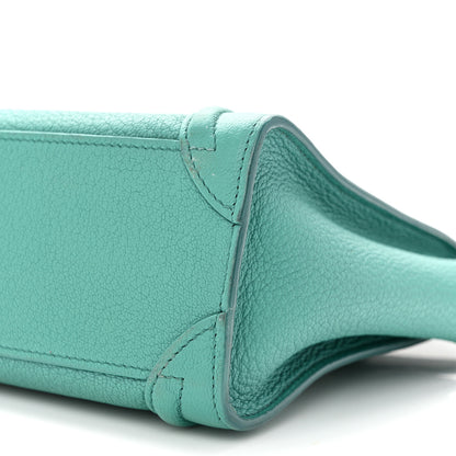 Celine Drummed Calfskin Nano Luggage 10 of 10
