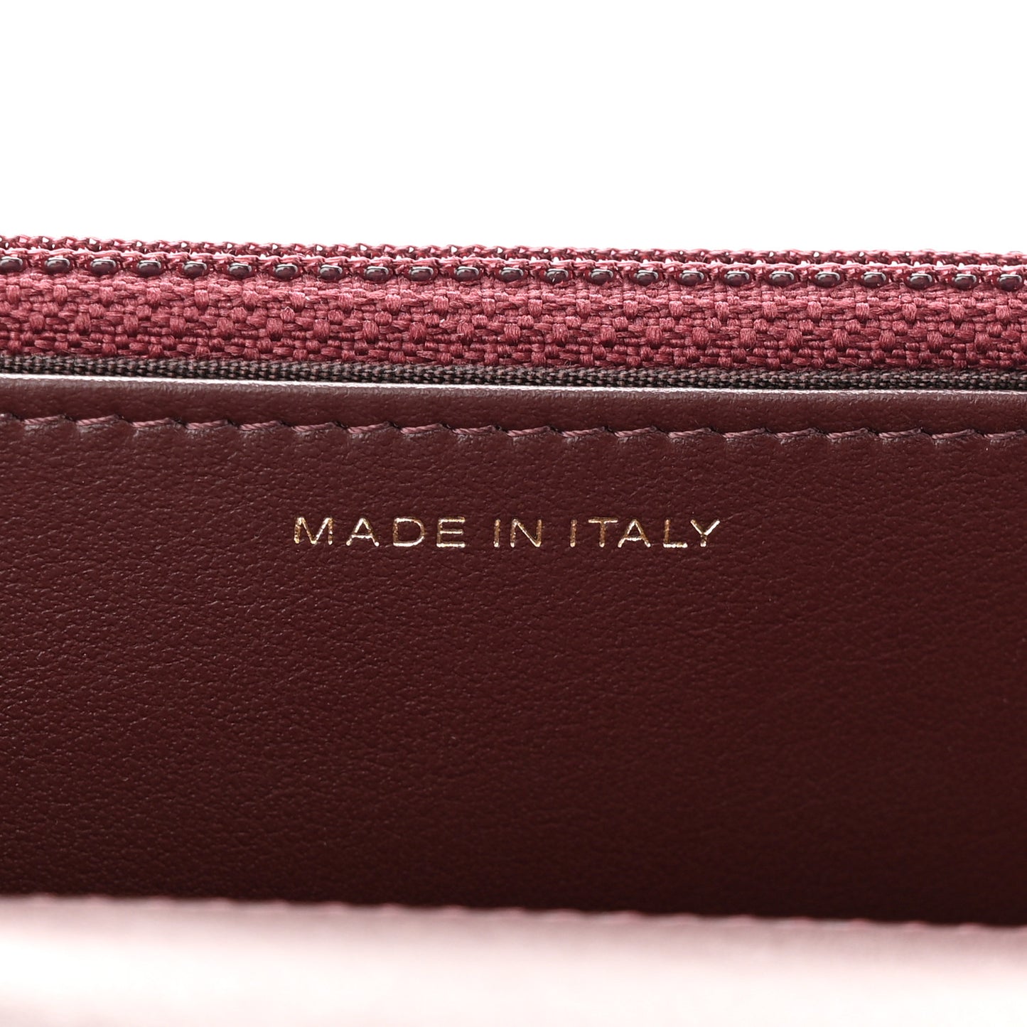 Shiny Crumpled Calfskin Quilted Chanel 19 Wallet On Chain WOC Burgundy