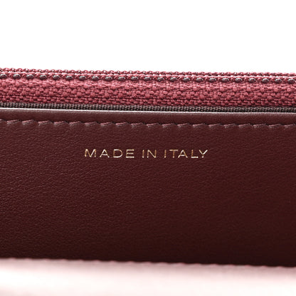 Chanel Shiny Crumpled Calfskin Quilted Chanel 19 Wallet On Chain WOC Burgundy 7 of 12