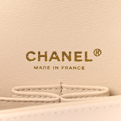 Chanel Caviar Quilted Small Double Flap Beige 6 of 10