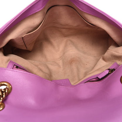 Gucci Calfskin Matelasse Medium GG Marmont Shoulder Bag Candy Mousse 5 of 11