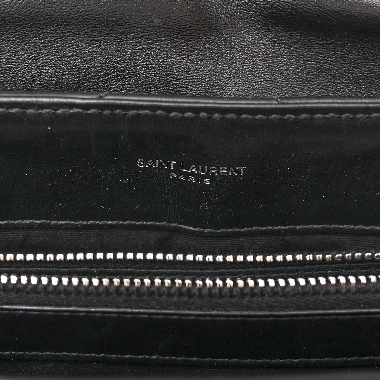 Saint Laurent Calfskin Y Quilted Monogram Medium Loulou Chain Satchel Black 6 of 13