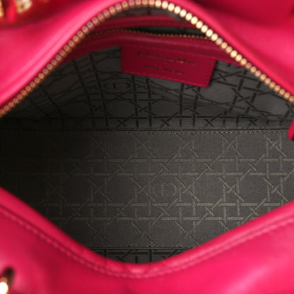 Christian Dior Lambskin Cannage Medium Lady Dior Pink 5 of 10