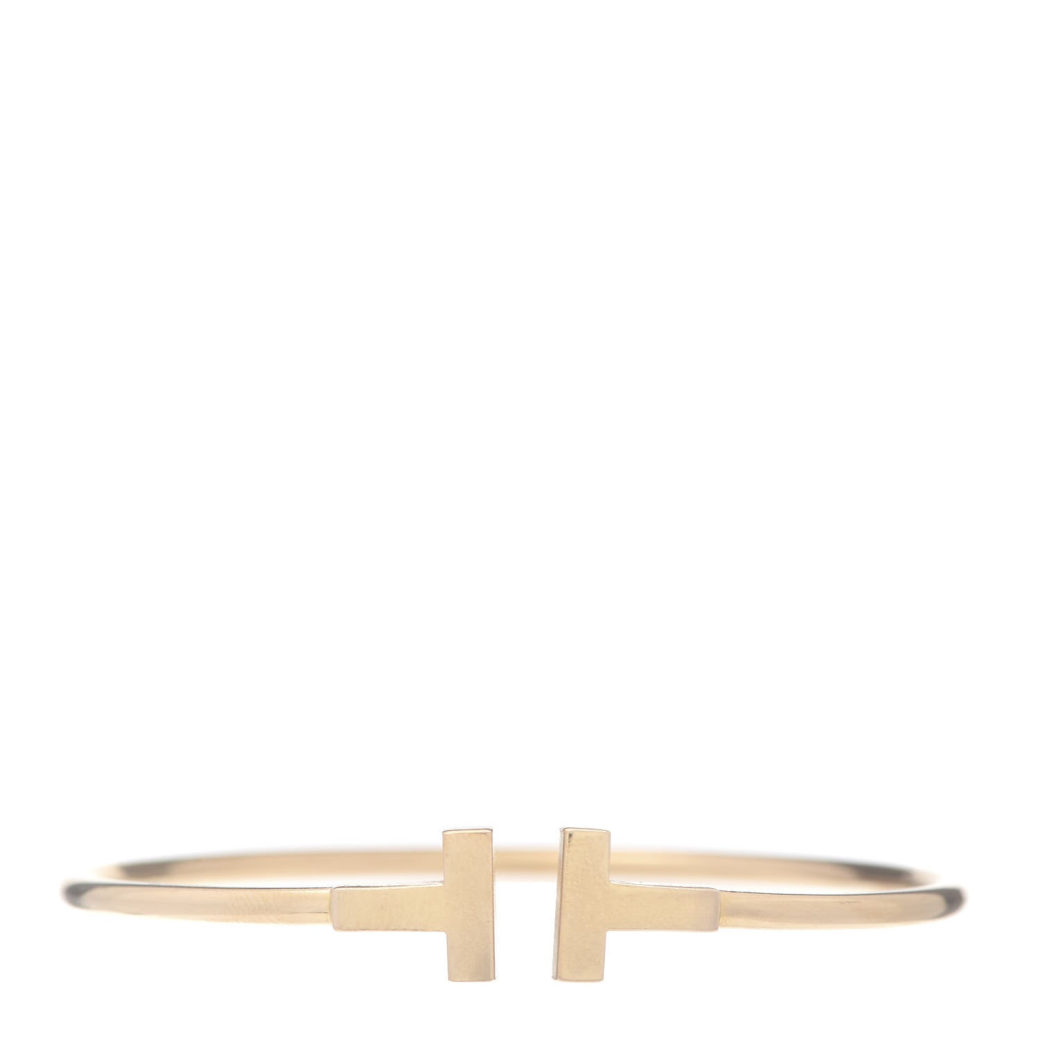 Tiffany 18K Rose Gold T Wire Bracelet 1 of 5