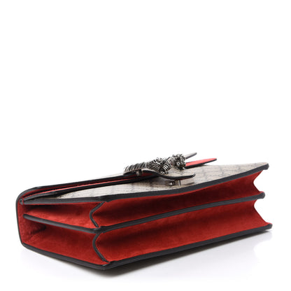 Gucci GG Supreme Monogram Small Dionysus Shoulder Bag Red 5 of 11