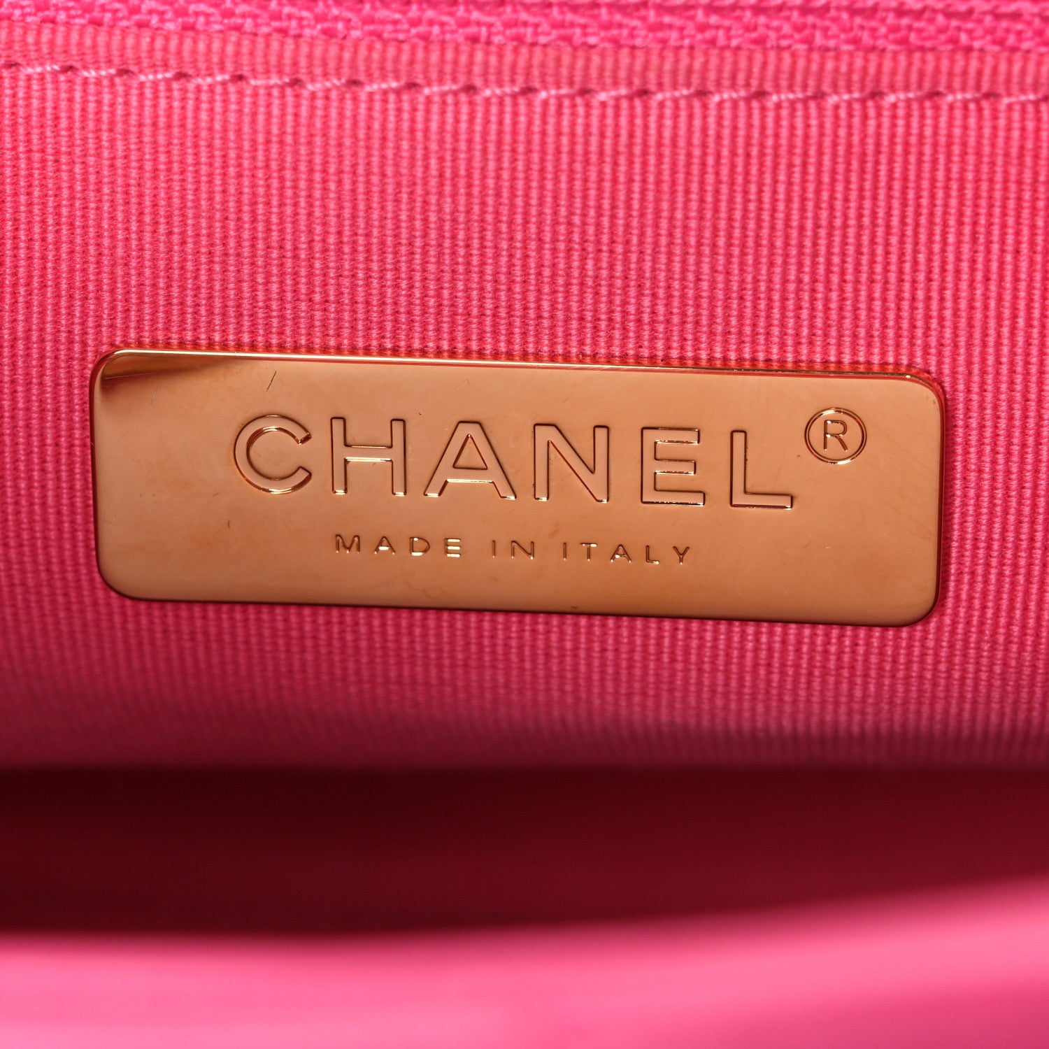 Chanel Lambskin Quilted Medium Chanel 19 Flap Dark Pink 6 of 10