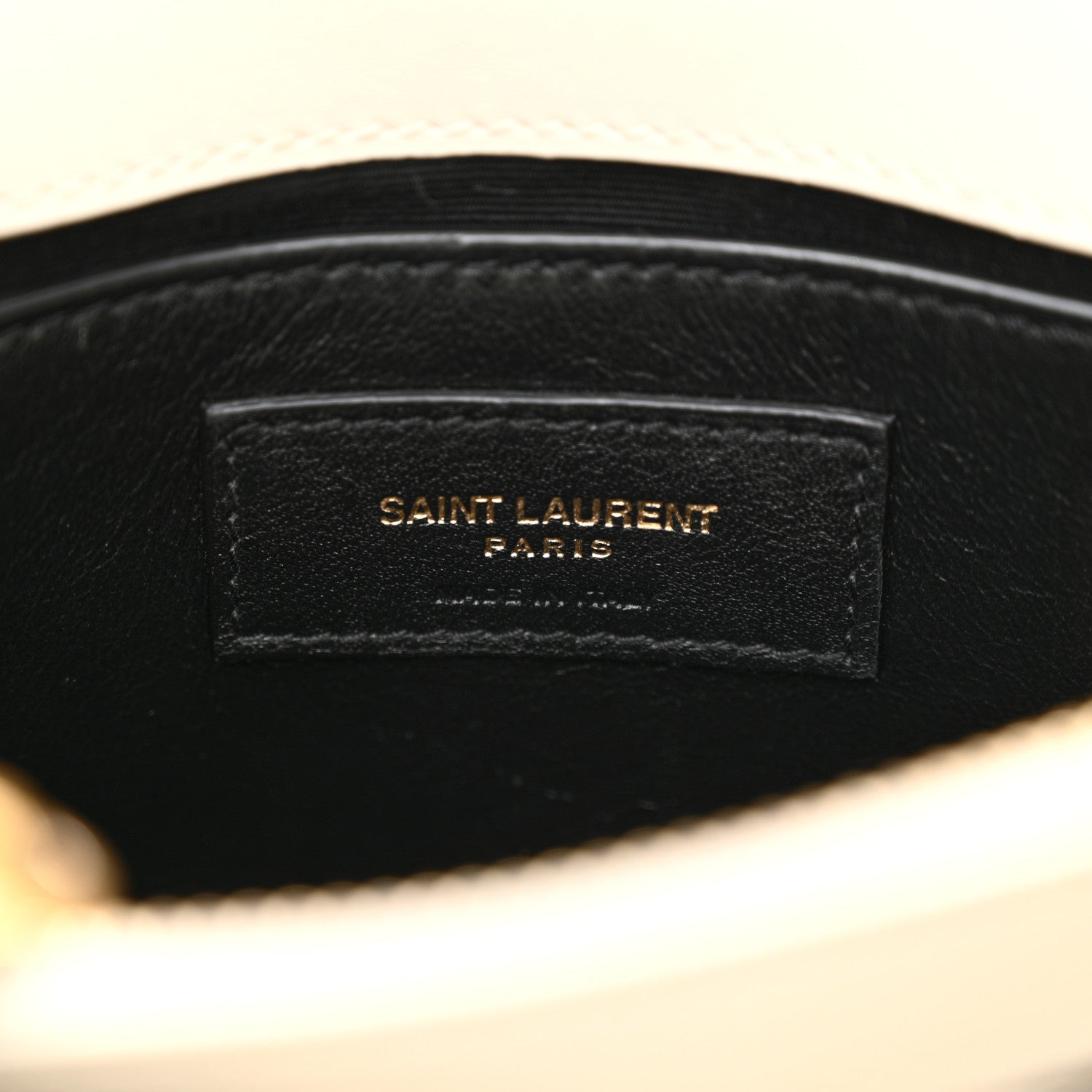 Saint Laurent Calfskin Y Quilted Monogram Small Loulou Chain Satchel Blanc Vintage 6 of 13