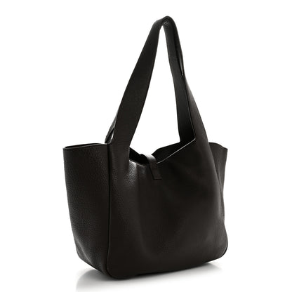 Saint Laurent Grained Deerskin Bea Tote Musk 3 of 14
