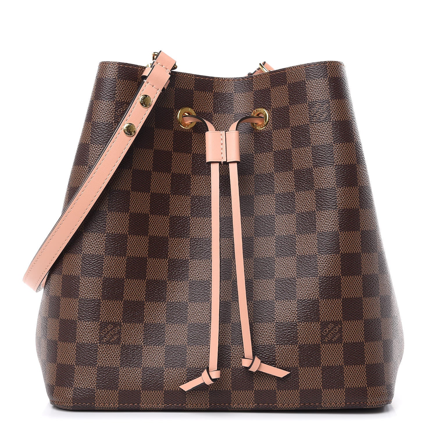 Louis Vuitton Damier Ebene Neonoe MM Venus Pink 1 of 9