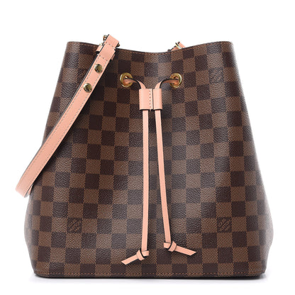 Louis Vuitton Damier Ebene Neonoe MM Venus Pink 1 of 9