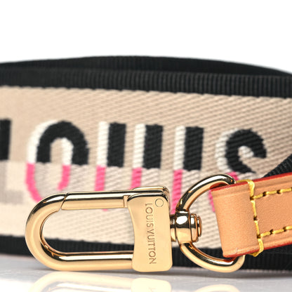 Louis Vuitton Jacquard Diane Shoulder Strap Black 3 of 3