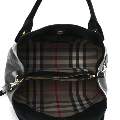 Burberry Grainy Calfskin Medium Milton Satchel Black 4 of 7