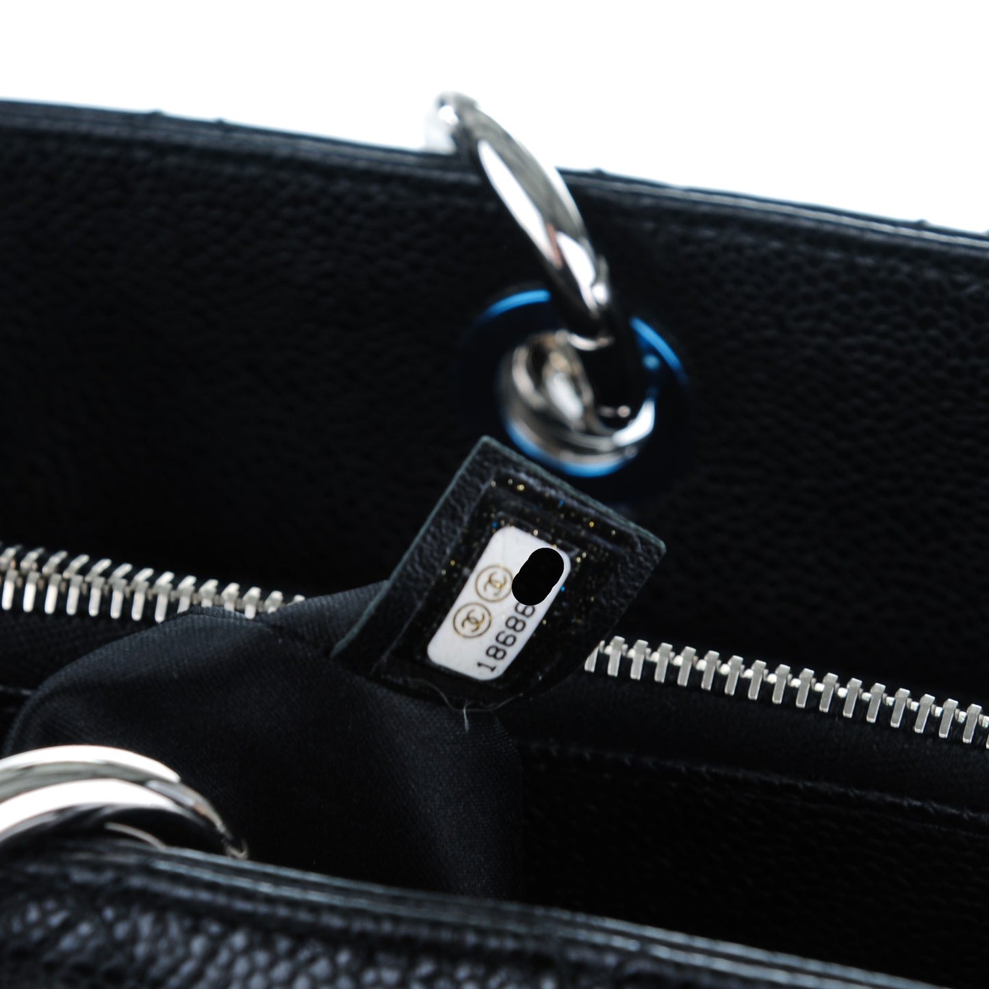 Caviar Quilted Grand Shopping Tote GST Black