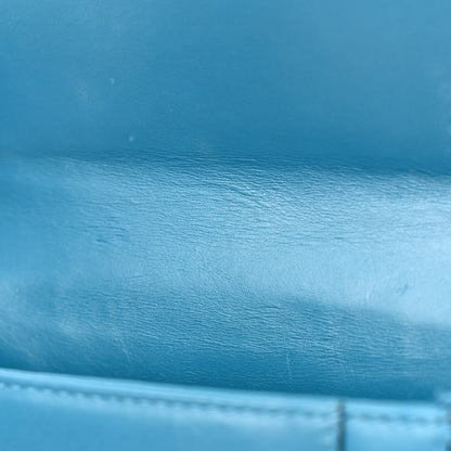 Bulgari Calfskin Serpenti Forever Crossbody Blue 16 of 30