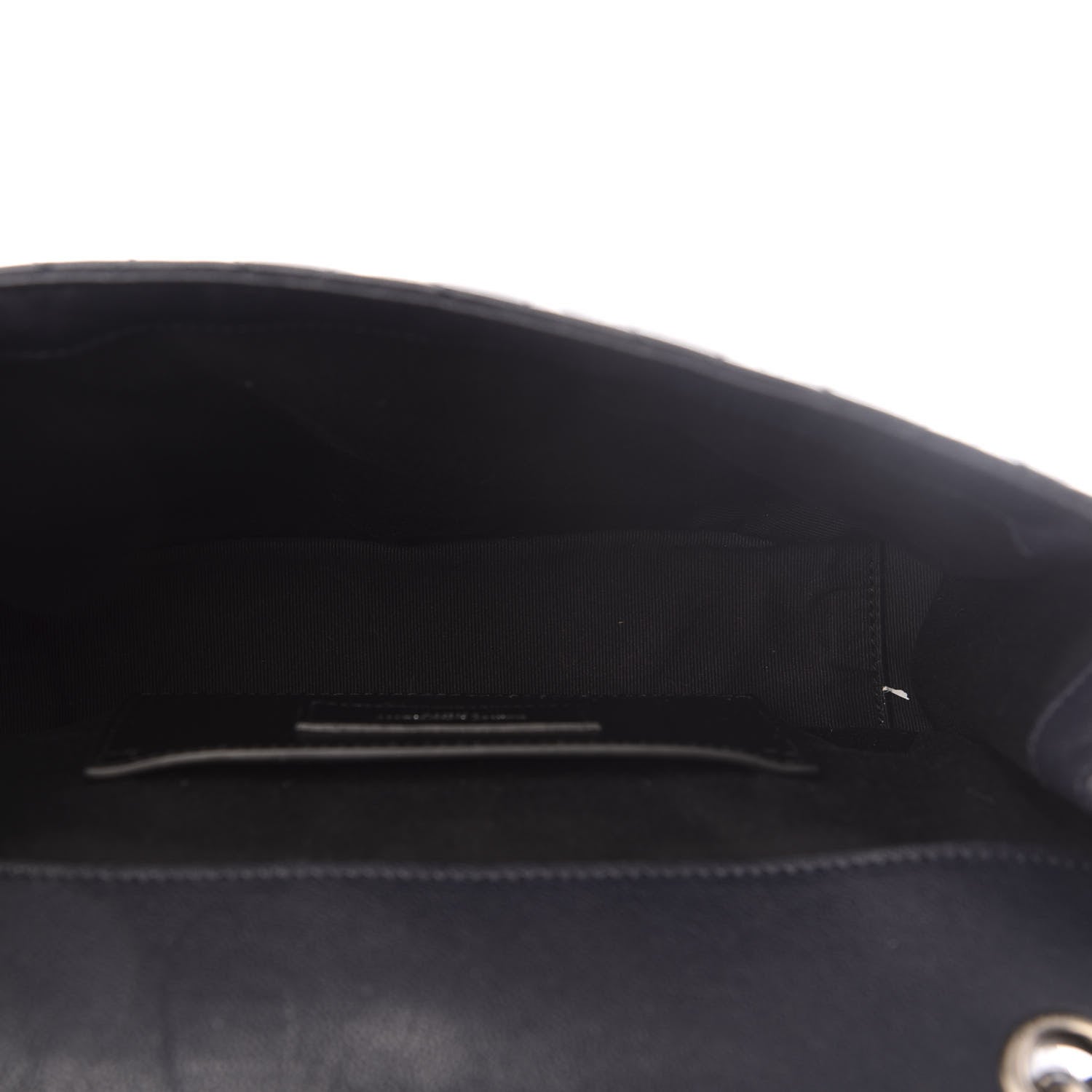 Saint Laurent Sheepskin Tri-Quilt Monogram Medium Soft Envelope Bag Deep Marine 4 of 8